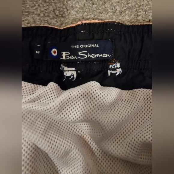 Ben Sherman Pink Blossom Bulldog Men's Size Medium Swim Trunks - Picture 9 of 9